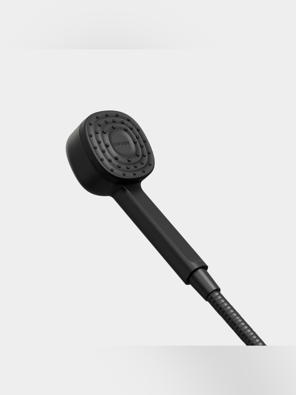 Canopy Matte Black Handheld Filtered Shower Head